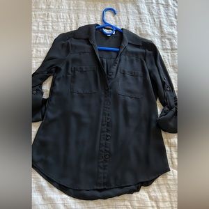 Express black Portofino shirt XS